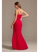Asymmetric One-Shoulder Strappy Gown with Slit Teeze Me 867607
