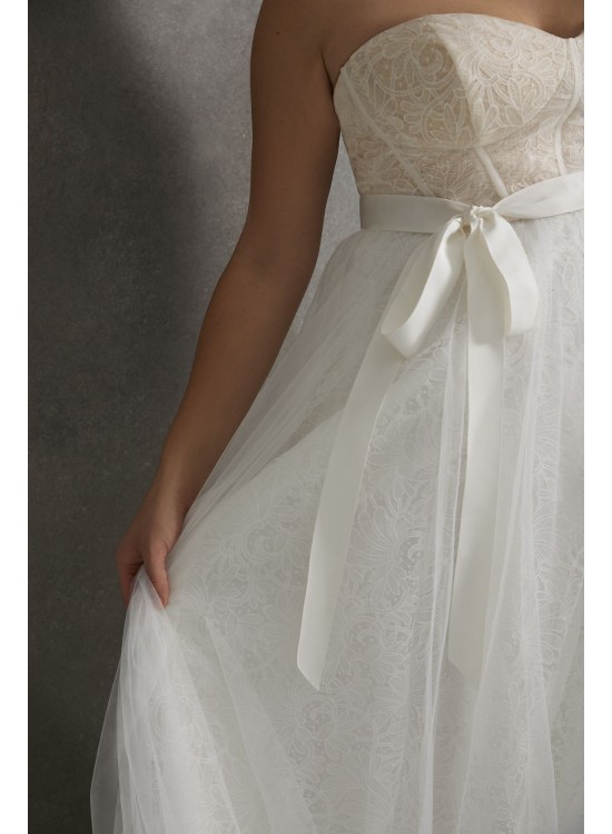   Corset Plus Size Wedding Dress  8SLVW351548